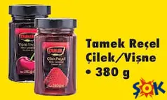 TAMEK REÇEL ÇİLEK/VİŞNE 380 G